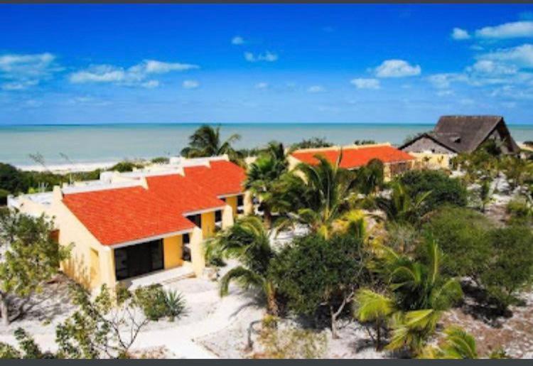 Two Bedroom Beachfront Villa Celestun Bagian luar foto